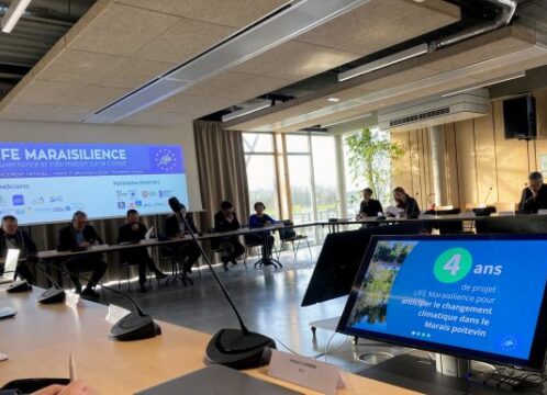 Réunion de lancement pour marquer le début officiel du programme européen LIFE Maraisilience
